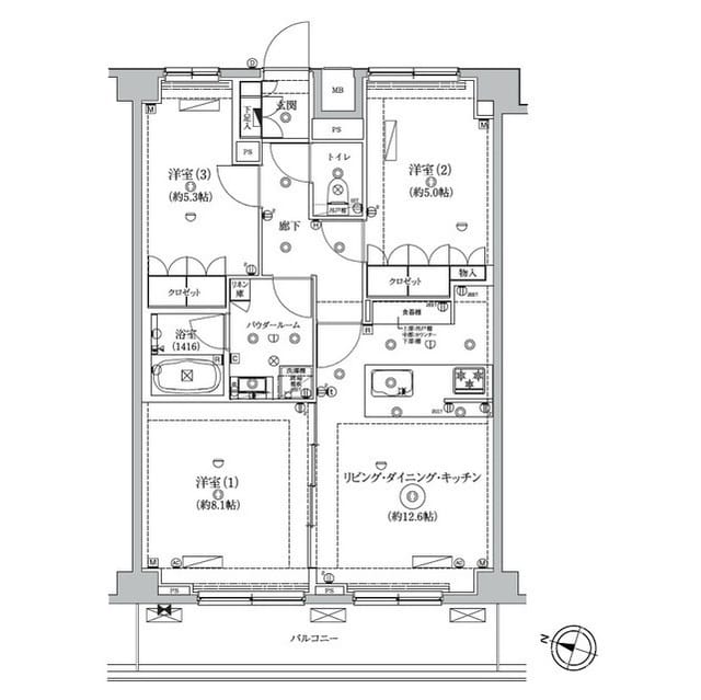 ニューミラ明大前 705