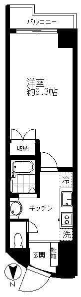 S・ファミーユ 202 間取り図