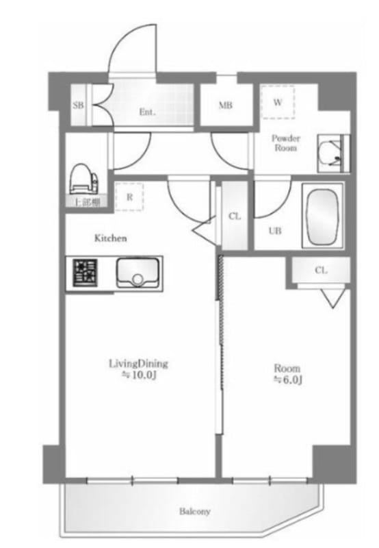 ティモーネ深川リーヴァ 603 間取り図
