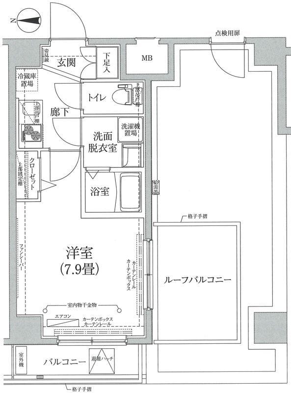ティモーネ深川リーヴァ 705 間取り図