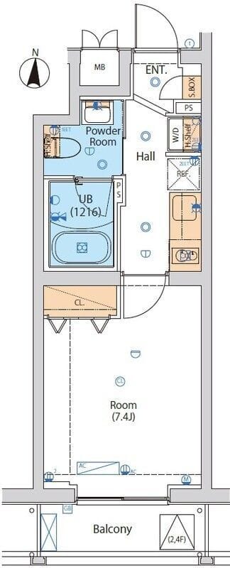 エストゥルース小竹向原 202