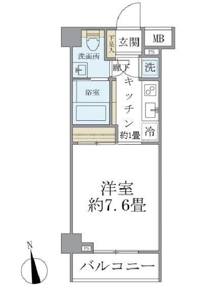 YOU I COURT 206 間取り図