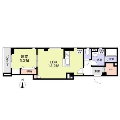 Cent-Donner Senju 101 間取り図