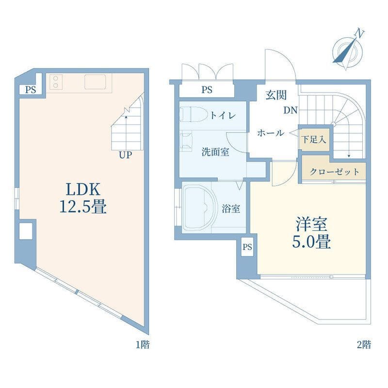 Kハウス 203 間取り図