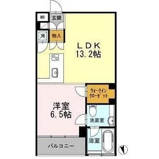 カスタリア目黒長者丸 210 間取り図