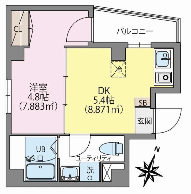 moca 0201 間取り図