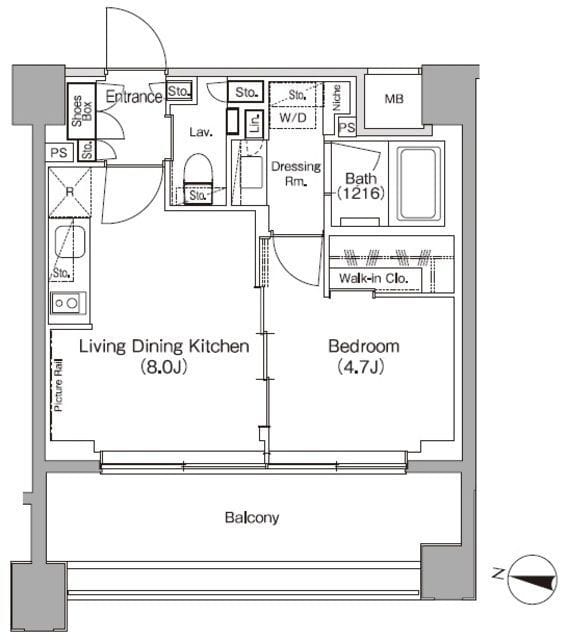 ザ・パークハビオ代々木初台 406