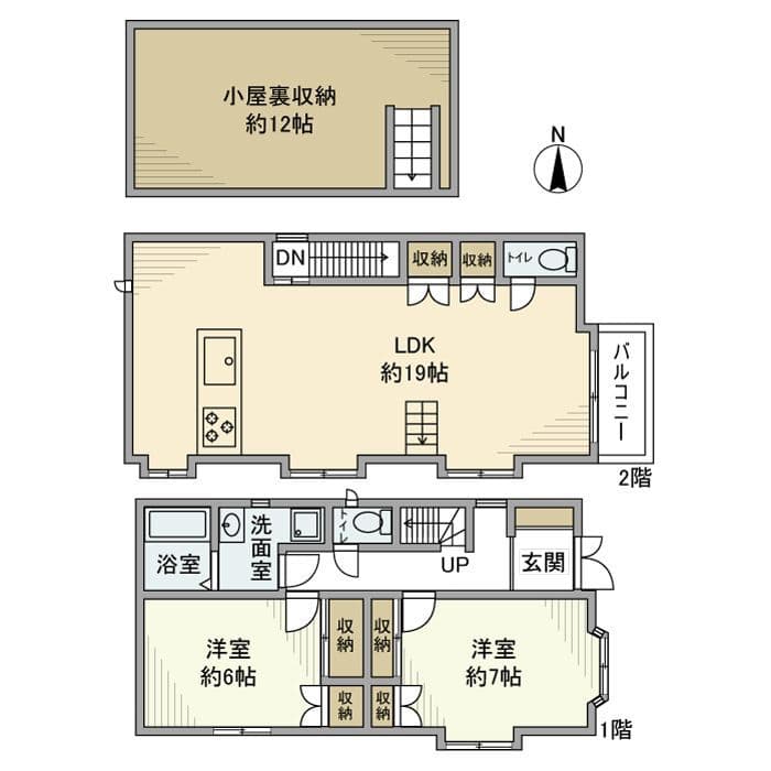 南戸建 0 間取り図