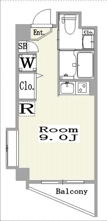 千寿ピア 802 間取り図
