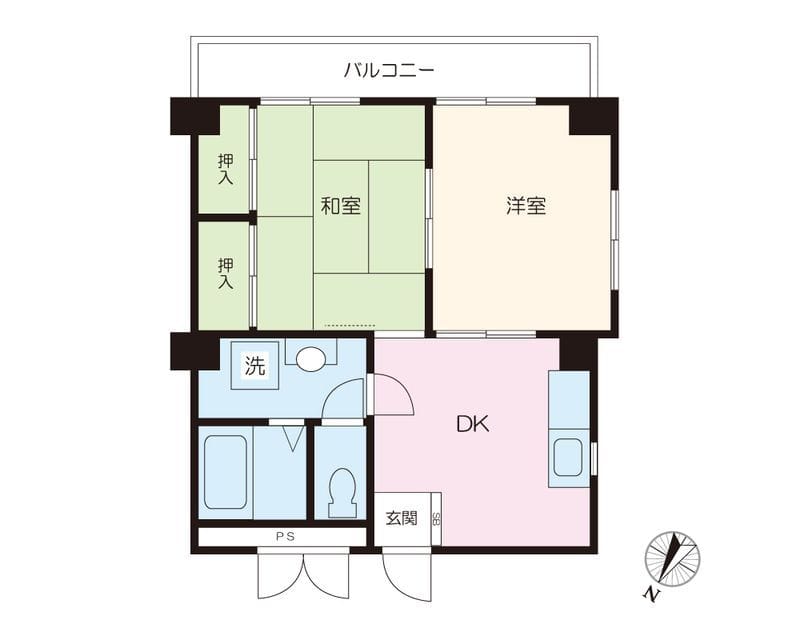 RAYHAUS横濱鶴見Ⅰ 506 間取り図