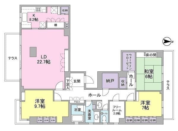 アルファステージ西荻窪 103 間取り図