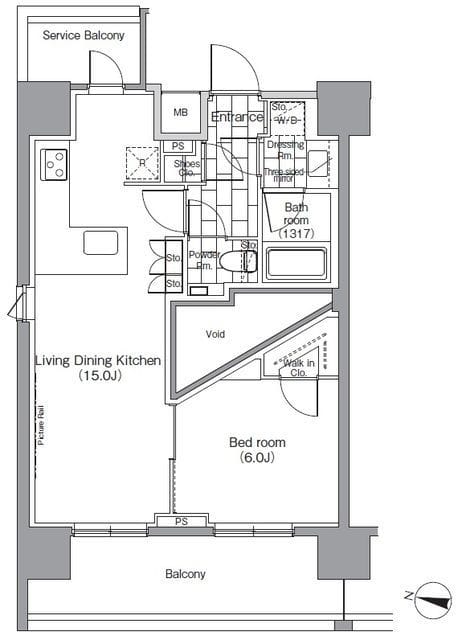 パークハビオ恵比寿 1001