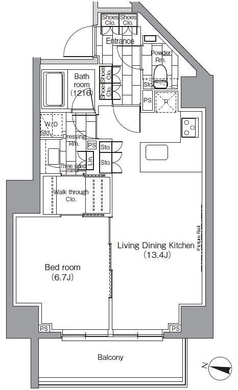 パークハビオ恵比寿 808