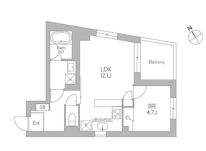 J.リヴェール武蔵小山West 405