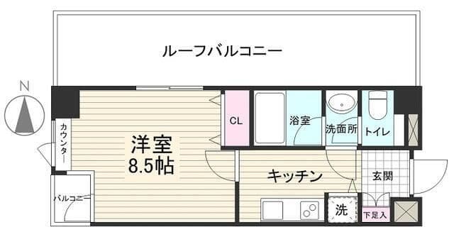 ミモザ 505 間取り図