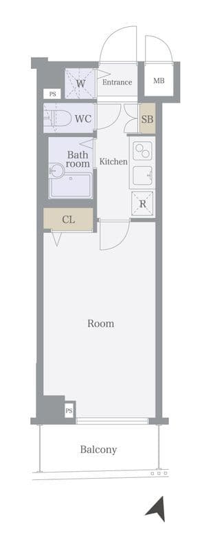 フェニックス板橋本町 202 間取り図