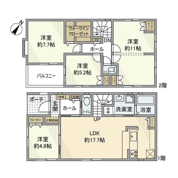 今谷上町戸建 0 間取り図