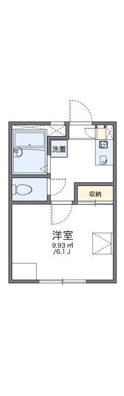 レオパレスフェンテⅡ 203 間取り図