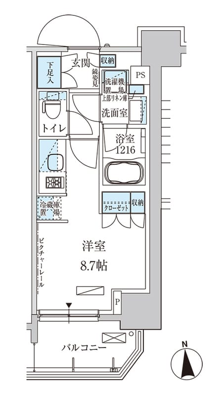 パークアクシス上野三丁目 608