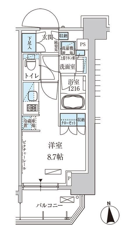 パークアクシス上野三丁目 808