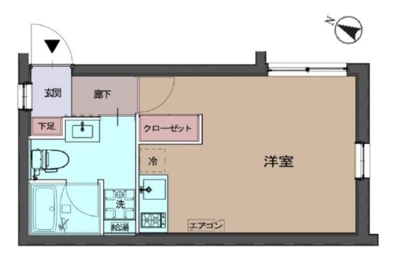 CREAL渋谷笹塚 101 間取り図