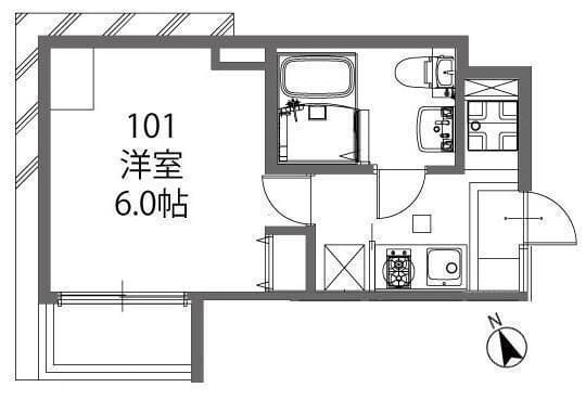 モダンアパートメント高田馬場 101