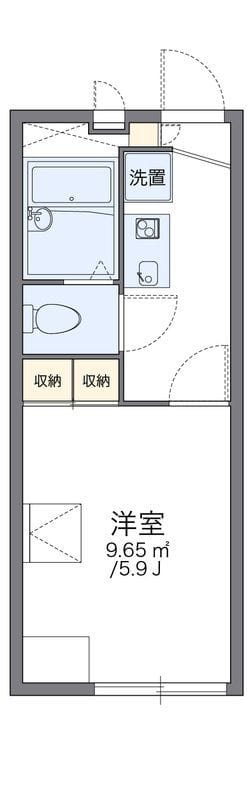 レオパレスサンセール丸山台 201 間取り図