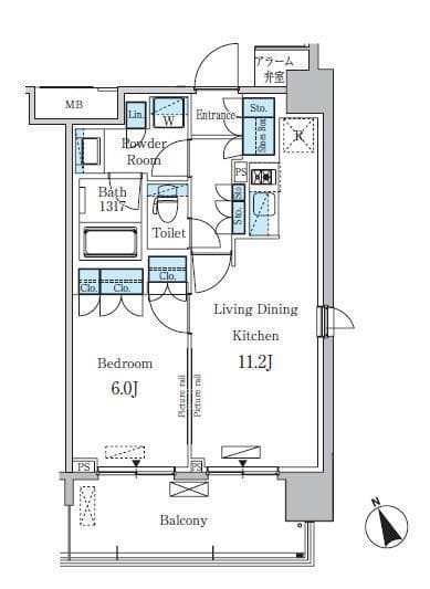 パークアクシス浅草・田原町 1407