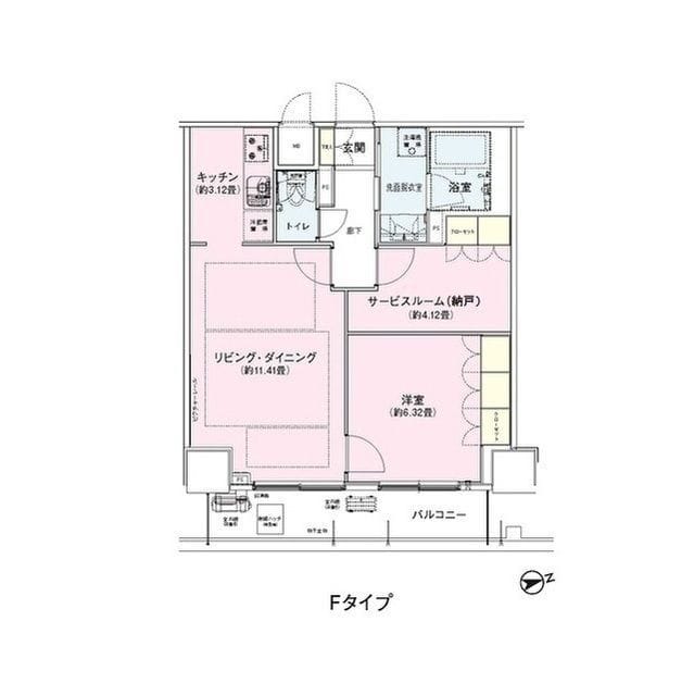 アンビエンテ駒込 0711 間取り図