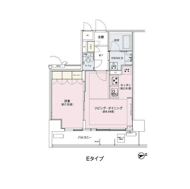 アンビエンテ駒込 0812 間取り図