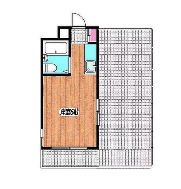 ドゥ・ベルフィーユ 403 間取り図