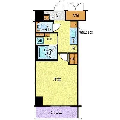 FORTIS水天宮前 506 間取り図