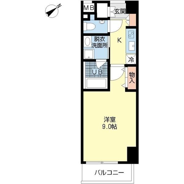 エスポワール奈奈 0106 間取り図