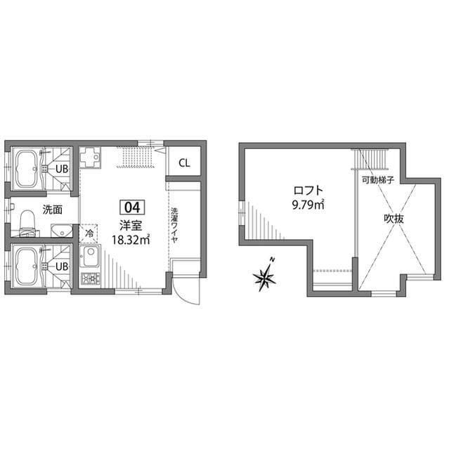 グランエッグス梅ヶ丘W 04 間取り図