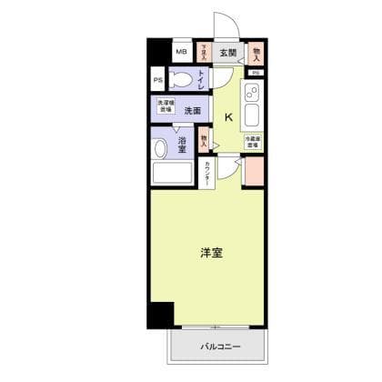 プレステージ桜坂 404 間取り図