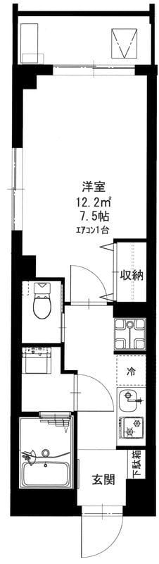 b’CASA東綾瀬 302 間取り図