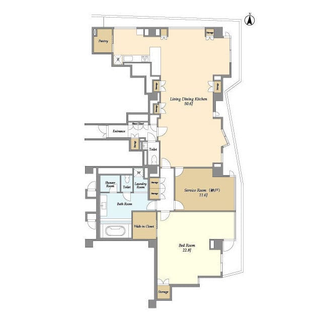 プレステージレジデンス白金長者丸 102