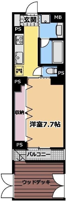 ラ・ヴィスタ西新宿Ⅱ 103 間取り図