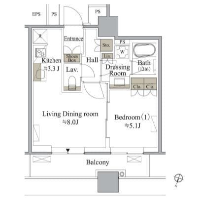 目黒MARCレジデンスタワー 1605