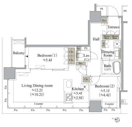 目黒MARCレジデンスタワー 504