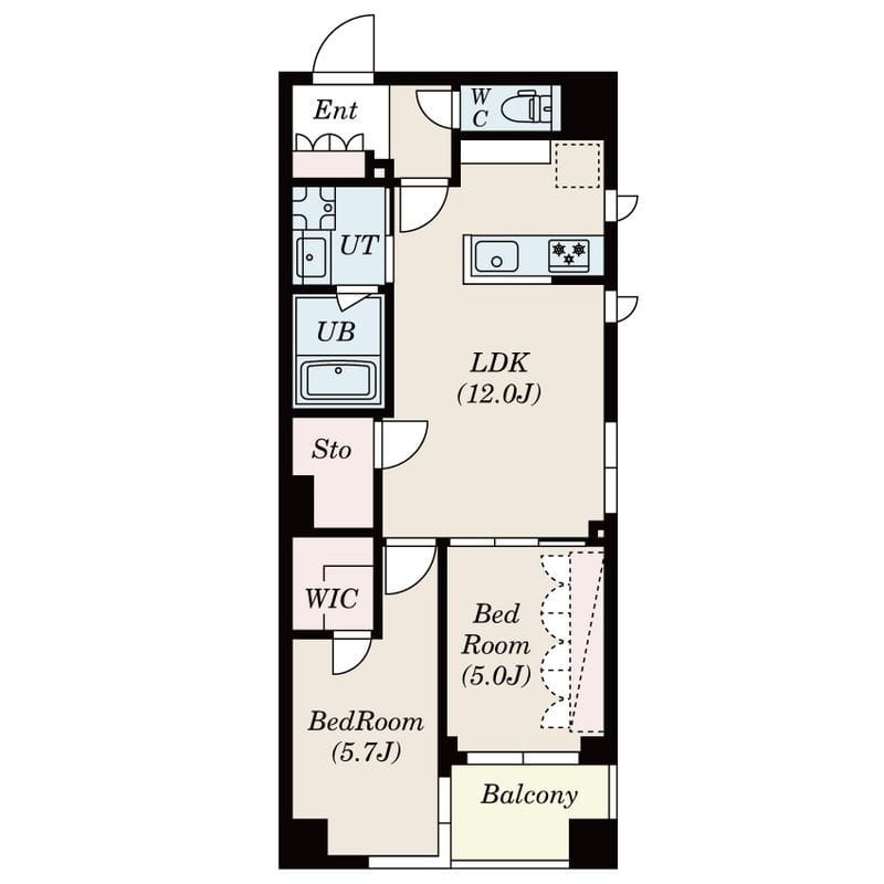 S-RESIDENCE瑞江 302 間取り図