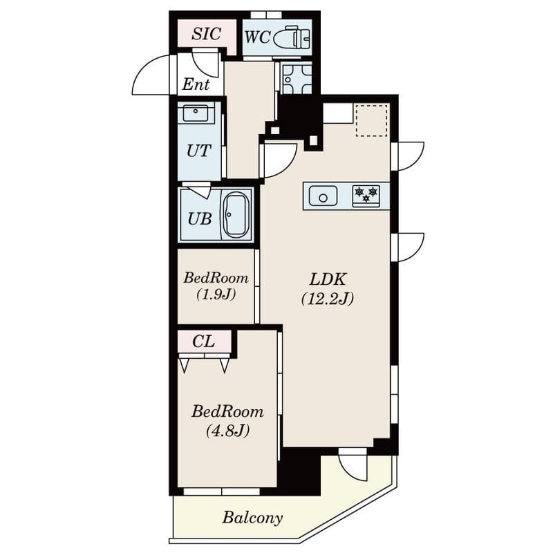 S-RESIDENCE瑞江 604 間取り図