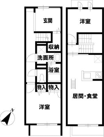 アスセーナ 5 間取り図