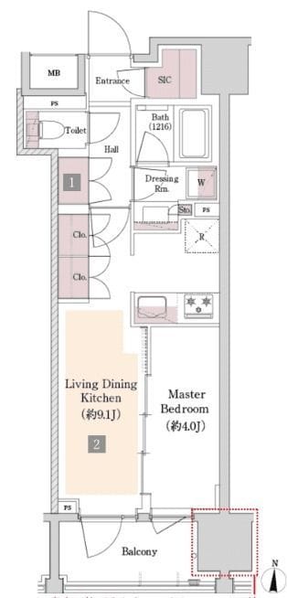 サンウッド錦糸町フラッツ 1302