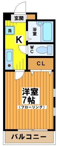ウイリアムヒルズ高井戸 101 間取り図