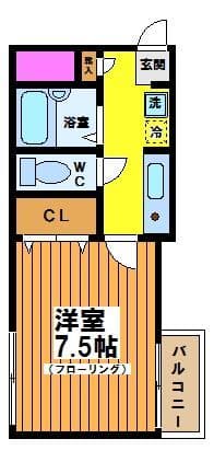ウイリアムヒルズ高井戸 303 間取り図