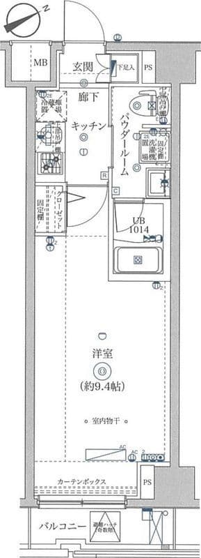 スクエアシティ向島 302 間取り図