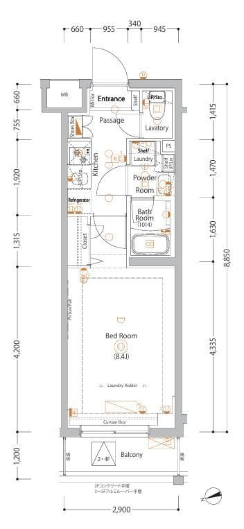 エストゥルース亀戸 203