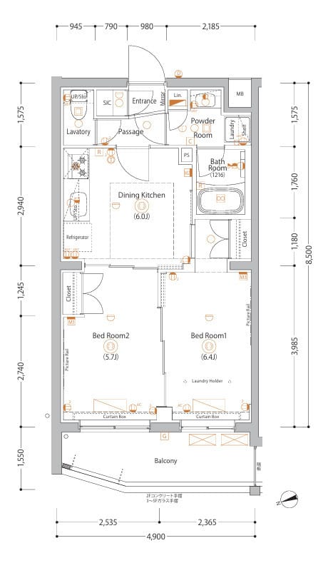 エストゥルース亀戸 401