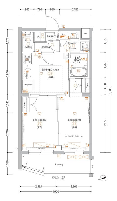 エストゥルース亀戸 501